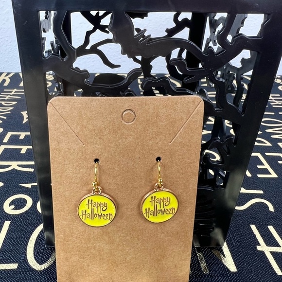 Halloween Earrings - Happy Halloween - Picture 3 of 3